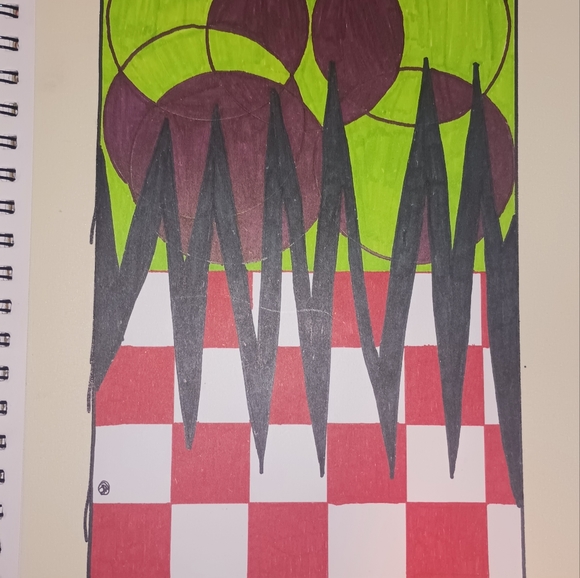 9"x12" sketch abstract wall art - Picture 8 of 12